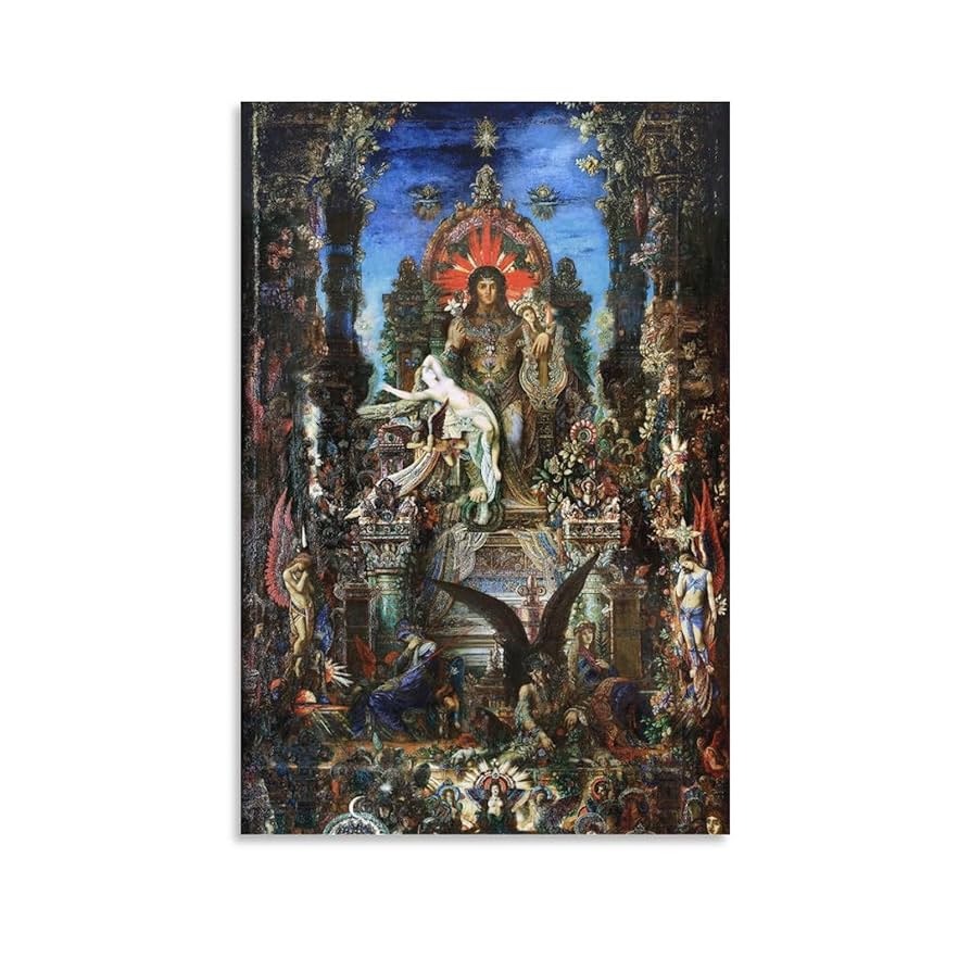 Amazon.co.jp: Gustave Moreauギュスターヴ・モロー《ユピテルと